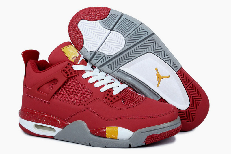 Air Jordan 4 Men Shoes Red Online